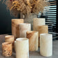 Alabaster waxinelichthouder cilinder